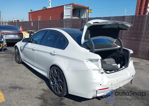 2017 BMW M3 z USA, uszkodzony, nr VIN WBS8M9C57H5G83831
